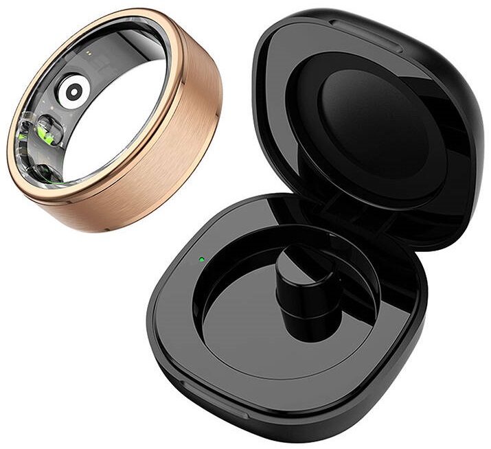 SmartRing R03 18.9mm c/ Caixa Carregamento (Dourado) - COLMI