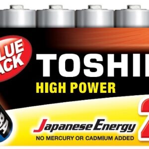 Pack 20x Pilhas Alcalinas 1,5V LR6 AA - TOSHIBA