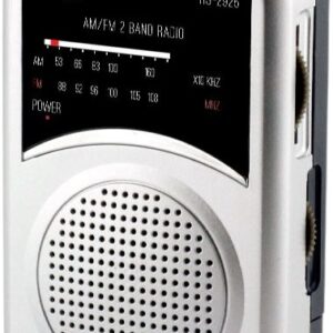 Rádio Portátil AM/FM Vertical c/ Auriculares e Clipe - SAMI