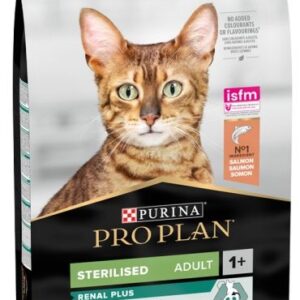 Ração Sterilised Renal Plus Salmão p/ Gato Adulto (10Kg) - PURINA PRO PLAN