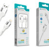 Cabo Lightning NOVOTECK S-118 - Nylon Trançado, 3.1A, 200cm,Branco
