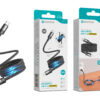 Cabo Magnético USB-C para Lightning Novoteck S-132 – 30W, 1 Metro, Enrolamento Automático, Revestimento em Tecido, Alta Atração Magnética