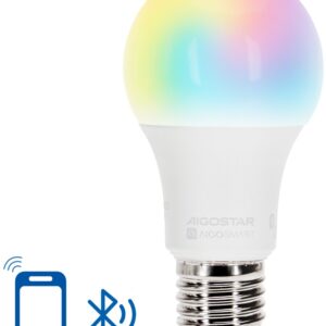 Lâmpada LED Inteligente E27 A60 Mesh Bluetooth 220V 12W RGB + 2700K~6500K 1150Lm