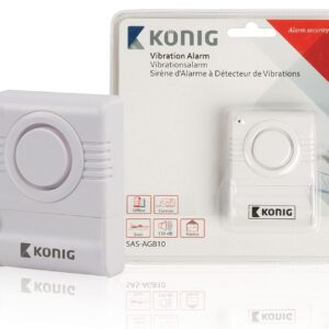 Sensor Detector s/ Fios Contra Quebra de Vidros (130dB) - KONIG