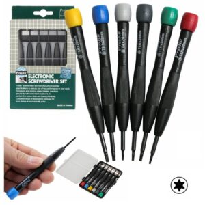 Conjunto de 6 Chaves Precisão Torx - Proskit