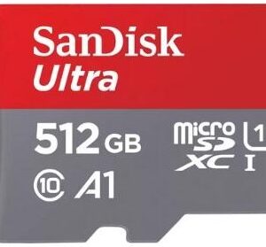 Cartão de Memória Ultra 512GB MicroSDXC UHS-I Classe 10 + Adaptador - SANDISK