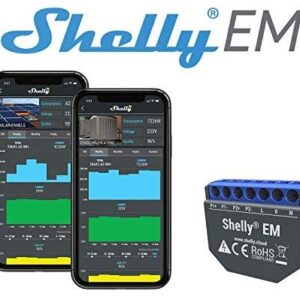 Módulo Medidor de Consumo Duplo p/ Automação Wi-Fi - Shelly EM