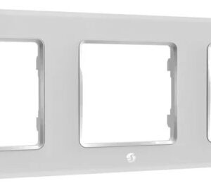 Espelho Triplo p/ Interruptores Shelly (Branco) - Shelly Wall Frame 3
