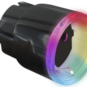 Tomada Inteligente Wi-Fi c/ Medidor de Consumo 220V (12A 2500W) Preto - Shelly Plus Plug S Black