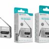 Rádio Portátil FM/AM com Design Clássico e Entrada para Auriculares SYJ-002