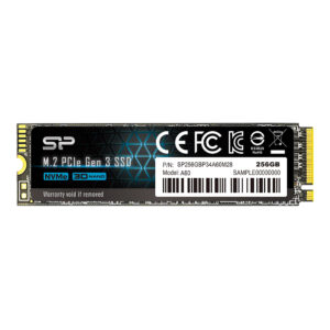 Disco SSD M.2 2280 P34A60 256GB 3D TLC NVMe - SILICON POWER