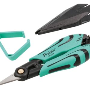 Tesoura de Kevlar c/ Micro Lâmina de Serra p/ Fibra Óptica - Proskit