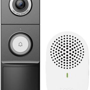 Vídeo Porteiro Inteligente Tapo D235 2K 5MPx c/ Campainha (Preto/Branco) - TP-LINK