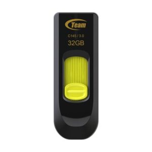 Pen Drive C145 32 GB USB Type-A 3.2 Gen 1 (3.1 Gen 1) (Preto, Amarelo) - TEAM GROUP