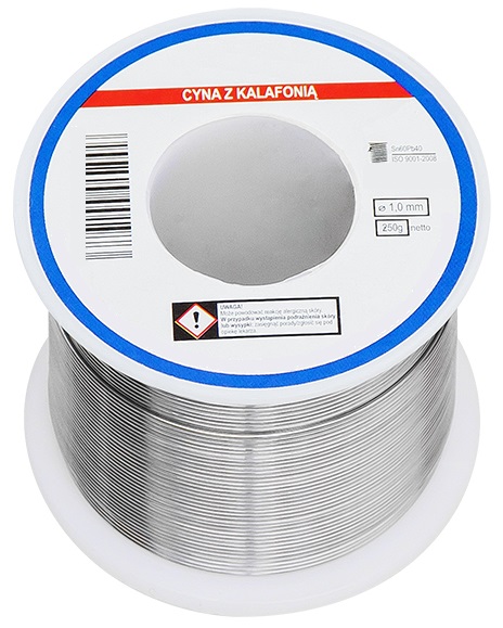Rolo de Solda 60/40 1mm (250g)