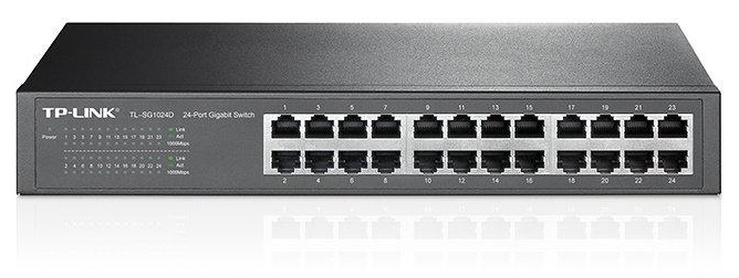 Switch Rack 24 Portas 10/100/1000Mbps - TP-LINK