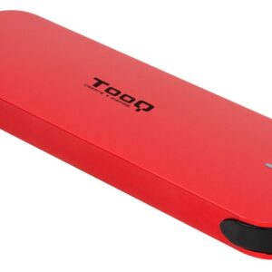 Caixa Externa p/ Discos SSD M.2 NVMe (Vermelho) - TOOQ