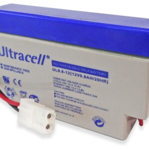 Bateria Chumbo 12V 0,8Ah (96 x 25 x 62 mm) - Ultracell
