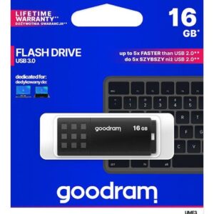 Pen Drive USB 3.0 16GB UME3 (Preto) - GOODRAM