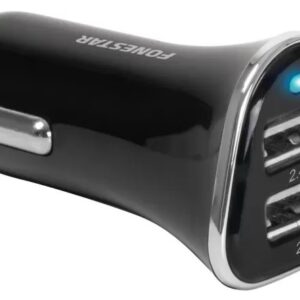Carregador de Isqueiro 2x USB 5V / 2,4A - FONESTAR