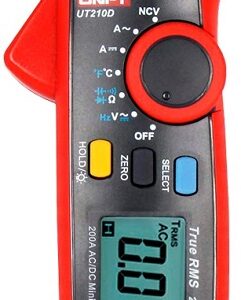 Pinça Amperímétrica Digital AC/DC c/ Multimetro True RMS - UNI-T