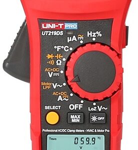 Pinça Amperimétrica Profissional Digital AC/DC 1000V 600A True RMS - UNI-T