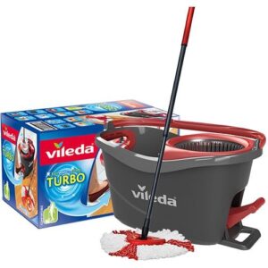 Sistema de Limpeza Turbo Mopa + Balde c/ Pedal - VILEDA