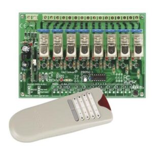 Módulo Sistema de Controlo Remoto RF de 8 Canais - VELLEMAN