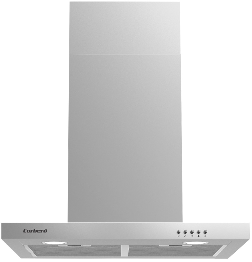 Exaustor Chaminé 3 Velocidades 168W VOSTOK660X (Inox) - CORBERÓ