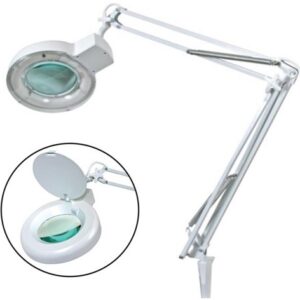 Candeeiro Bancada c/ Lupa 22W 8 Dioptrias - VELLEMAN