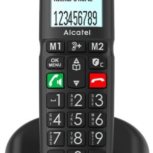 Telefone Fixo s/ Fios XL685 (Preto) - ALCATEL