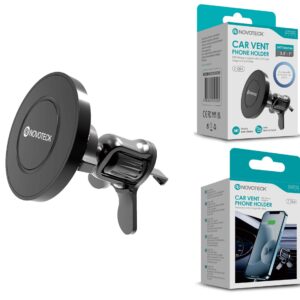 Suporte Magnético para Telemóvel em Grelha de Ventilação com Rotação 360º - Normal