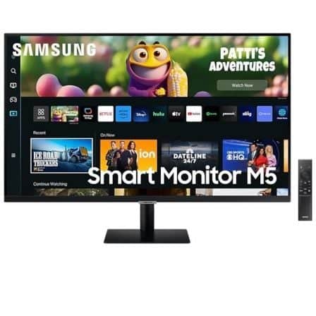 Smart Monitor Samsung M5 S32DM500EU 32"  Full HD  Multimédia  Smart TV Preto
