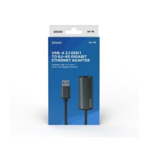USB ADAPTER(A) - 1 X RJ-45 SAVIO AK-55